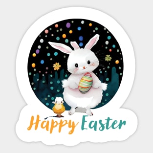 Happy Easter greetings Sticker